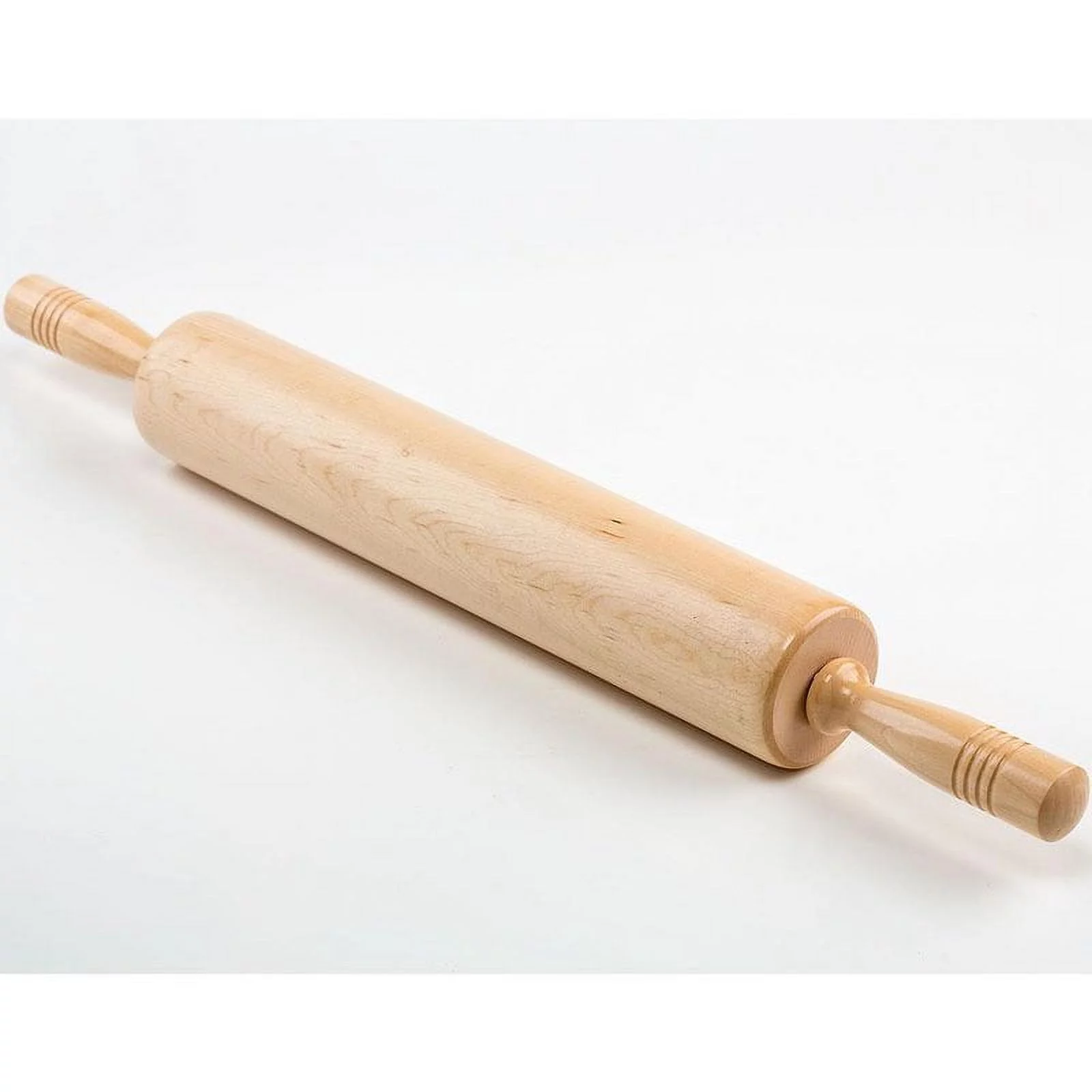 Fletchers' Mill Dough Rolling Pin Traditional Style Maple 15 inch