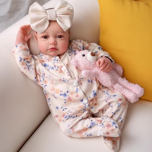 BABESIDE Reborn Baby Dolls - 20-inch Cute Soft Vinyl Realistic Baby Doll Real Life Baby Dolls with Complete Accessories Perfect for Cuddling, Playtime, and Gift Giving