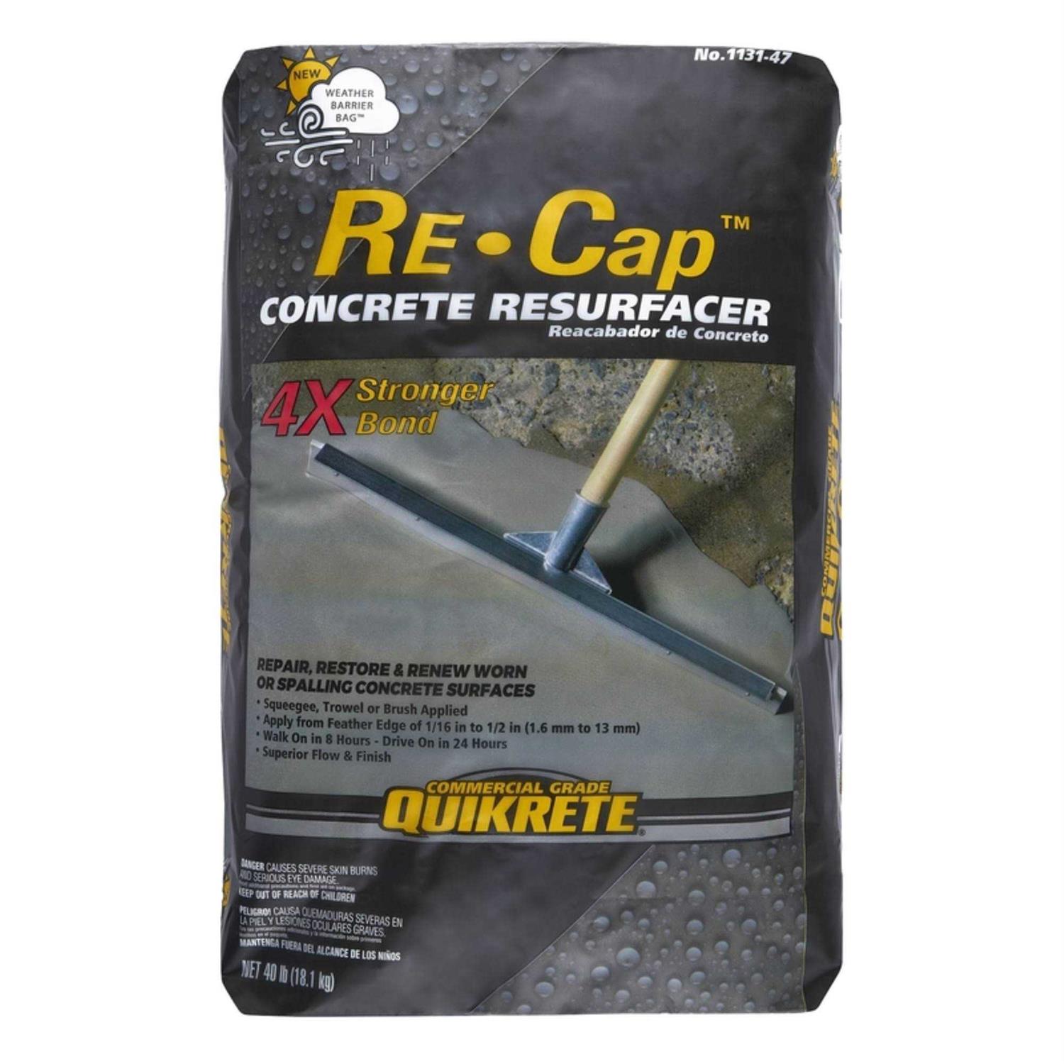 Quikrete Re-Cap Concrete Resurfacer 40