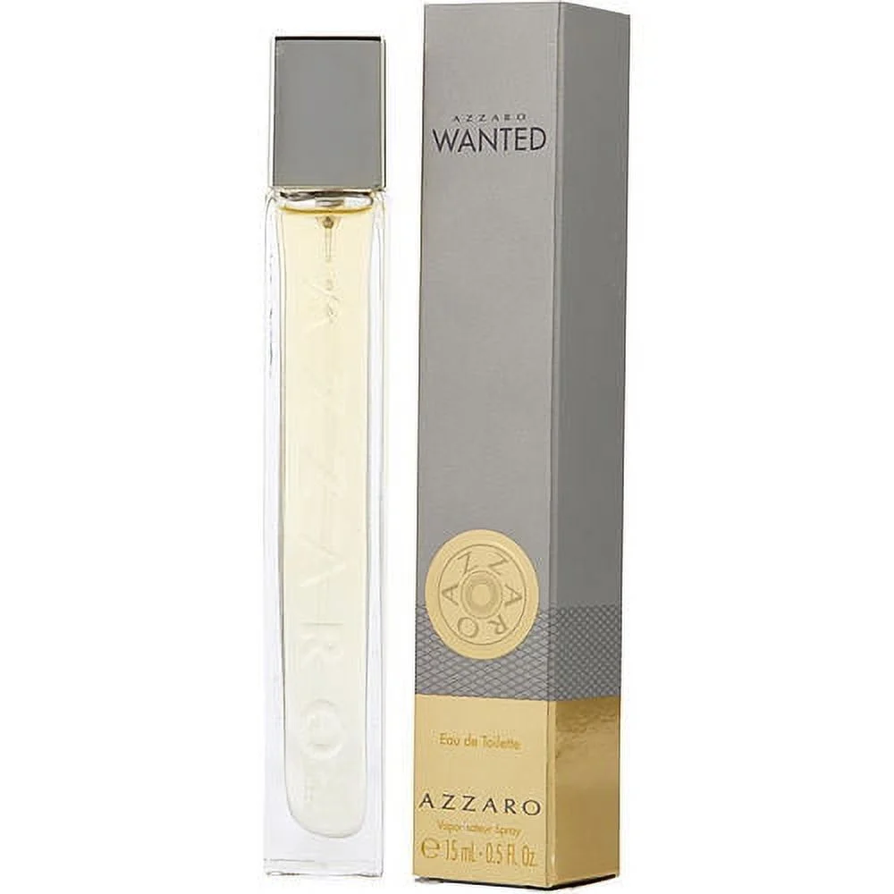 AZZARO WANTED EDT Spray for Men - 0.5 oz - Citrus and Spice Blend