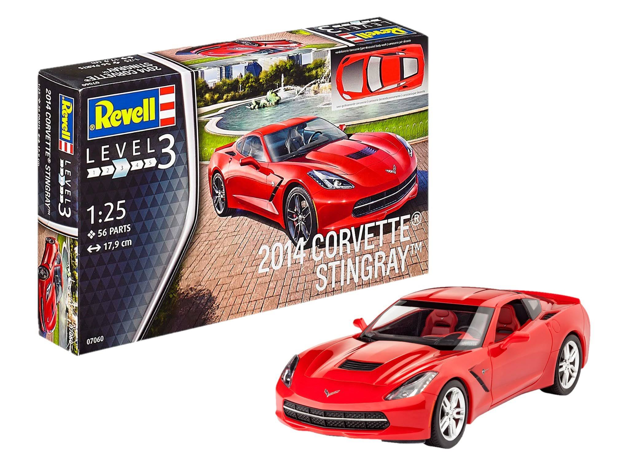 2014 Corvette Stingray C7 Car Revell Model Kit