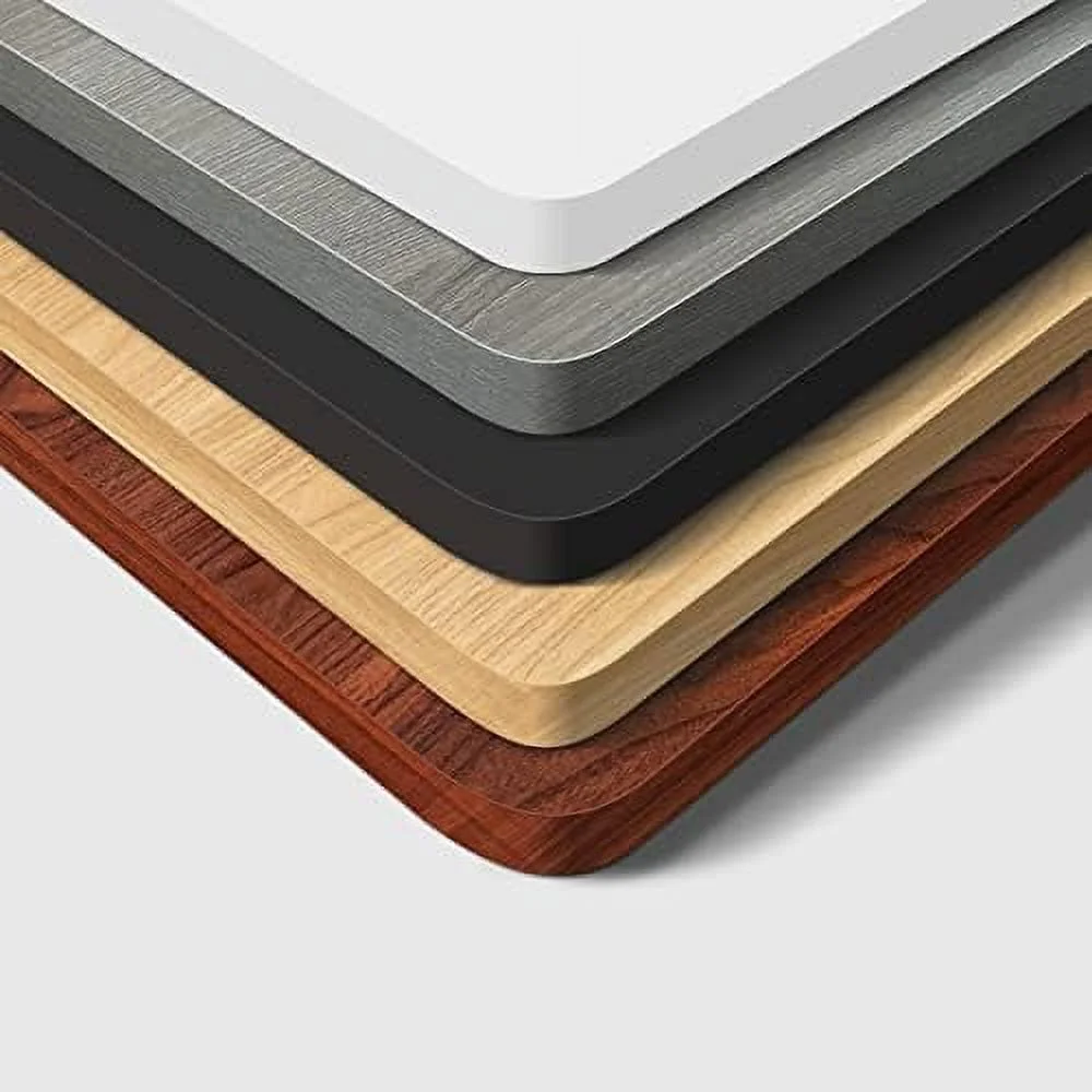 KHBIULIFE Whole-Piece Particle Board Table Top for Standing Desk and Home Office Desk DIY  55x28x1 Inch White Desk Top