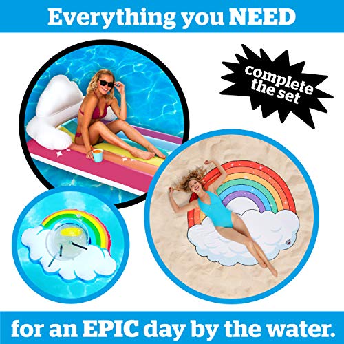 BigMouth Inc. Pool Float, Large Lounge Raft, Durable Vinyl Floatie, Summer Pool Party Water Toy