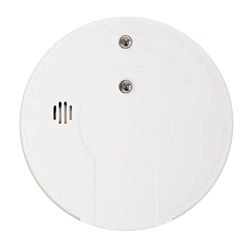 Kidde Premium Smoke Detector, Battery-Operated Smoke Alarm with Hush Feature, 9V Battery Included, White