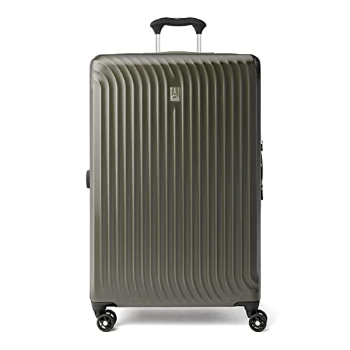 Travelpro Maxlite Air Hardside Expandable Carry on Luggage, 8 Spinner Wheels, Lightweight Hard Shell Polycarbonate Suitcase, Shadow Grey, Carry On 21-Inch