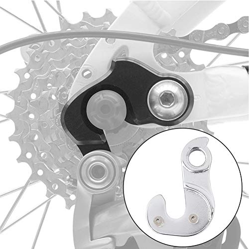 Aluminium Alloy Rear Gear Mech Derailleur Hanger Hook, Drop Out Adapter for Bike Protection Fits Most Bikes 4 Size