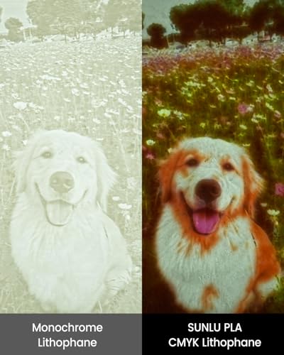 SUNLU PLA+2.0 3D Printer Filament Bundle, 4KG Upgrade PLA+ Filament 1.75mm, Tougher and Stronger, Dimensional Accuracy +/-0.02mm, 1KG per Spool, 4 Packs, Black