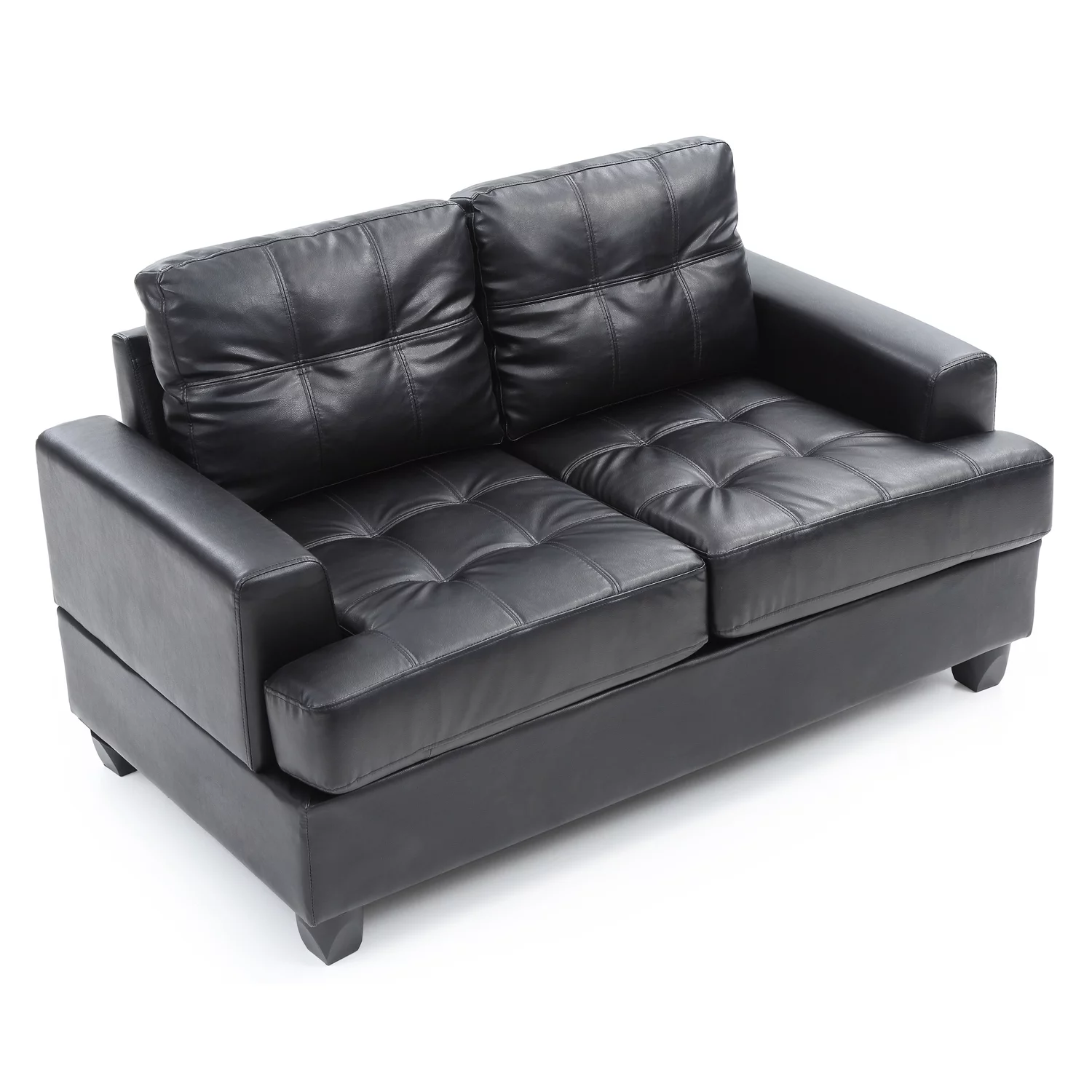 Homestock Country Cottage G583A-L Loveseat , Black