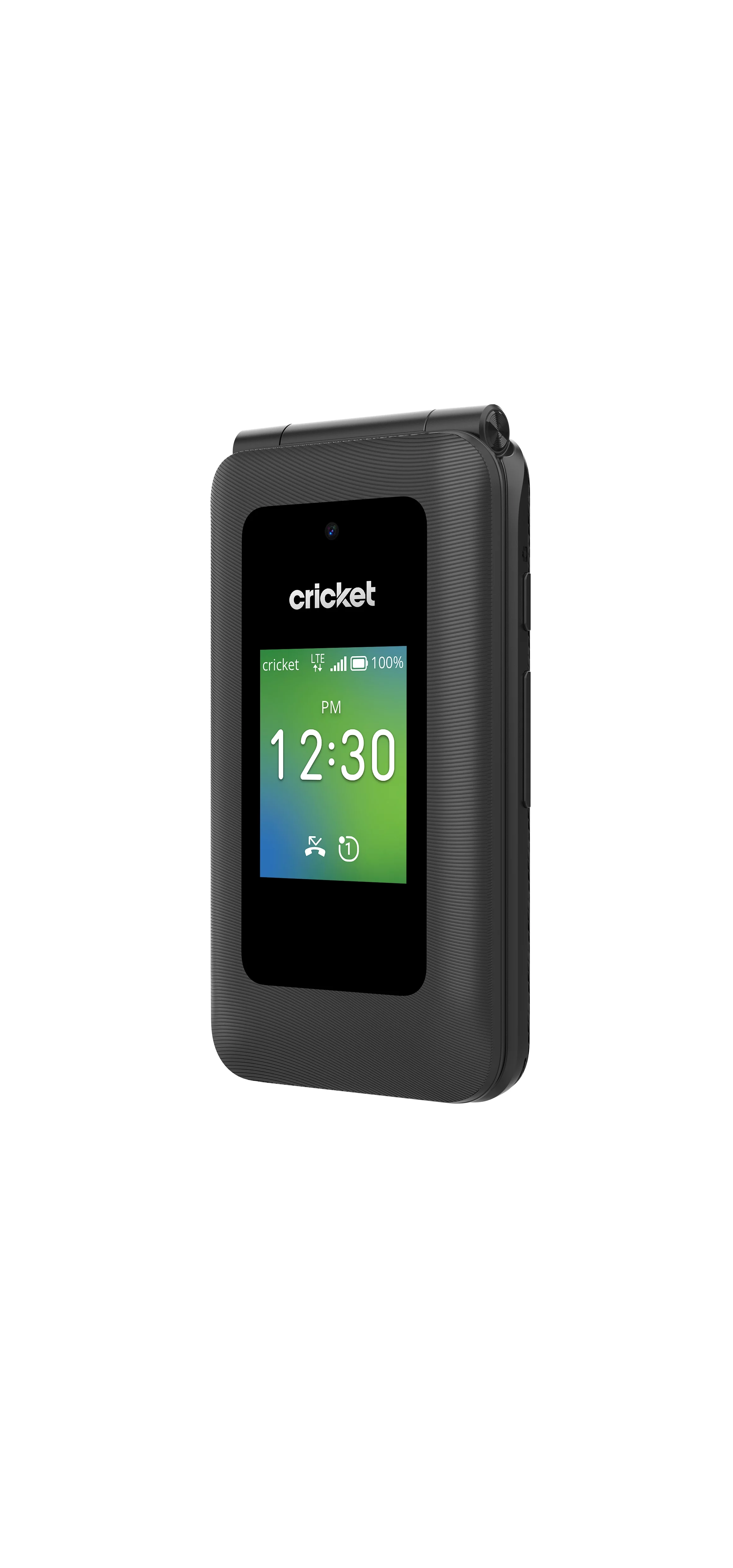 Cricket Wireless Debut Flex, 4GB, 512MB RAM, Graphite Gray - Prepaid Smart Flip Phone