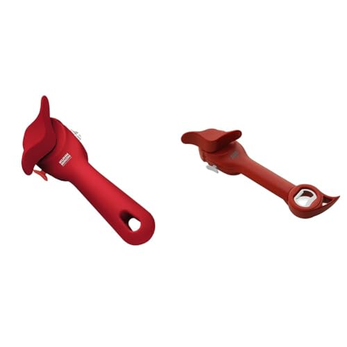 Kuhn Rikon Auto Safety LidLifter/Can Opener with Ring Pull, 8 x 2.5 x 2.75 inches, Black