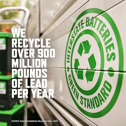 Interstate Batteries 12V 35AH Sealed Lead Acid (SLA) AGM Deep Cycle Battery (DCM0035) Insert Terminals