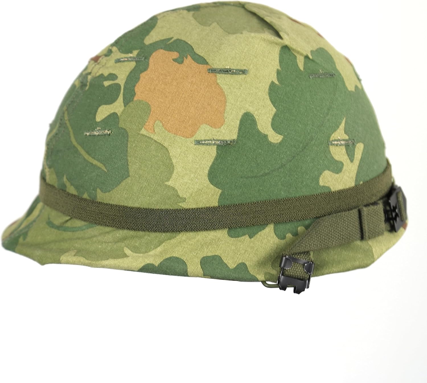 Vietnam War US M1 Helmet with Mitchell Cover