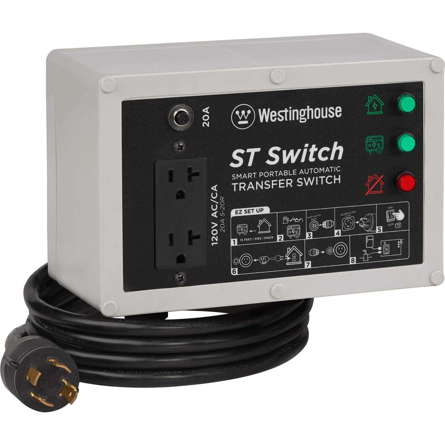 Westinghouse 120V 20-Amp Portable Automatic Transfer Switch with Smart Technology - Shop Hardware Tools Online Store