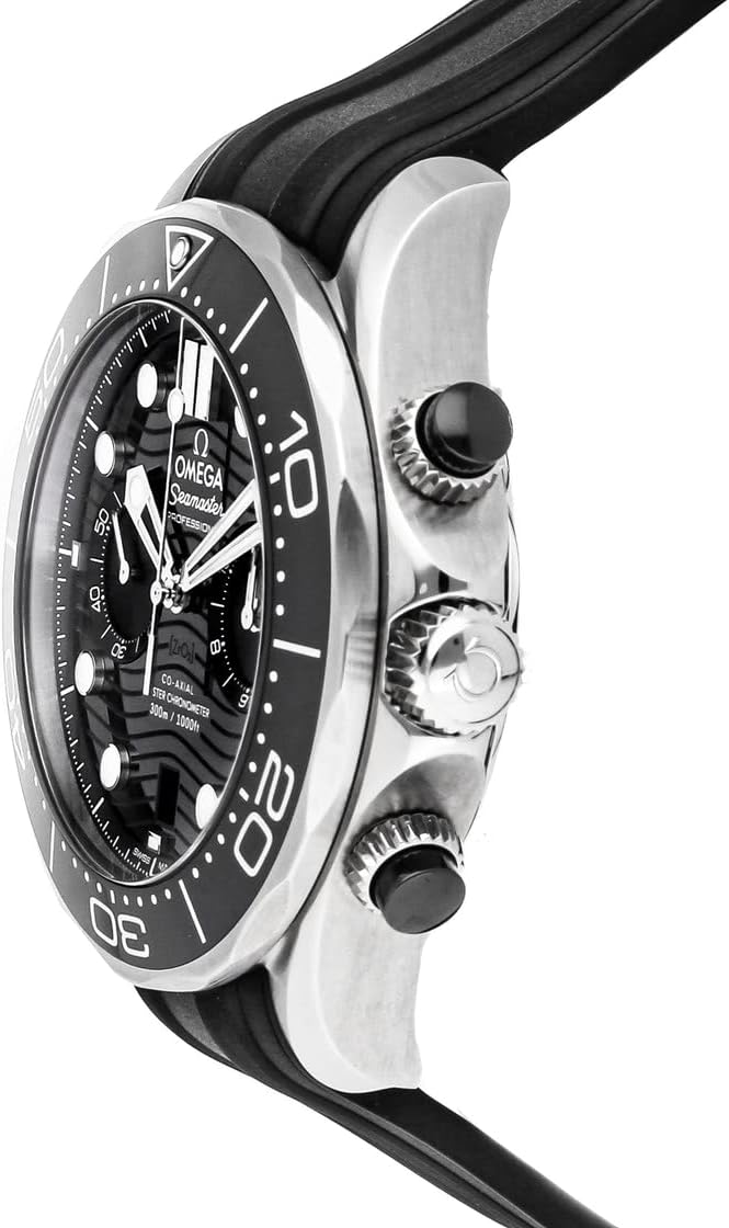 Omega Seamaster 300 Master Co-Axial Chronograph Automatic Chronometer Black Dial Watch 210.32.44.51.01.001
