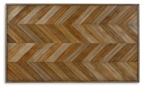 Signature Design by Ashley Caitbrook Rustic 7 Piece Dining Set, Include Table and 6 Chairs, Gray