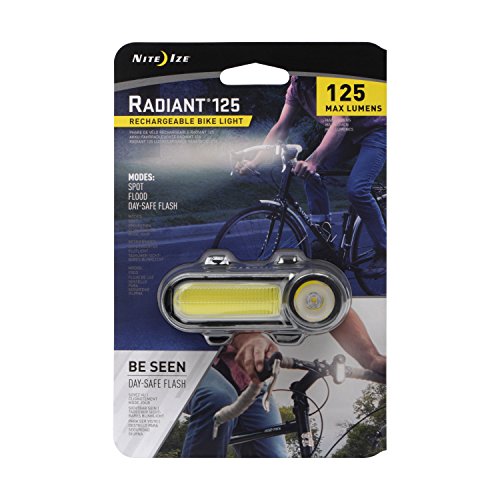 NITE IZE Red Radiant 125 Rechargeable Bike Light