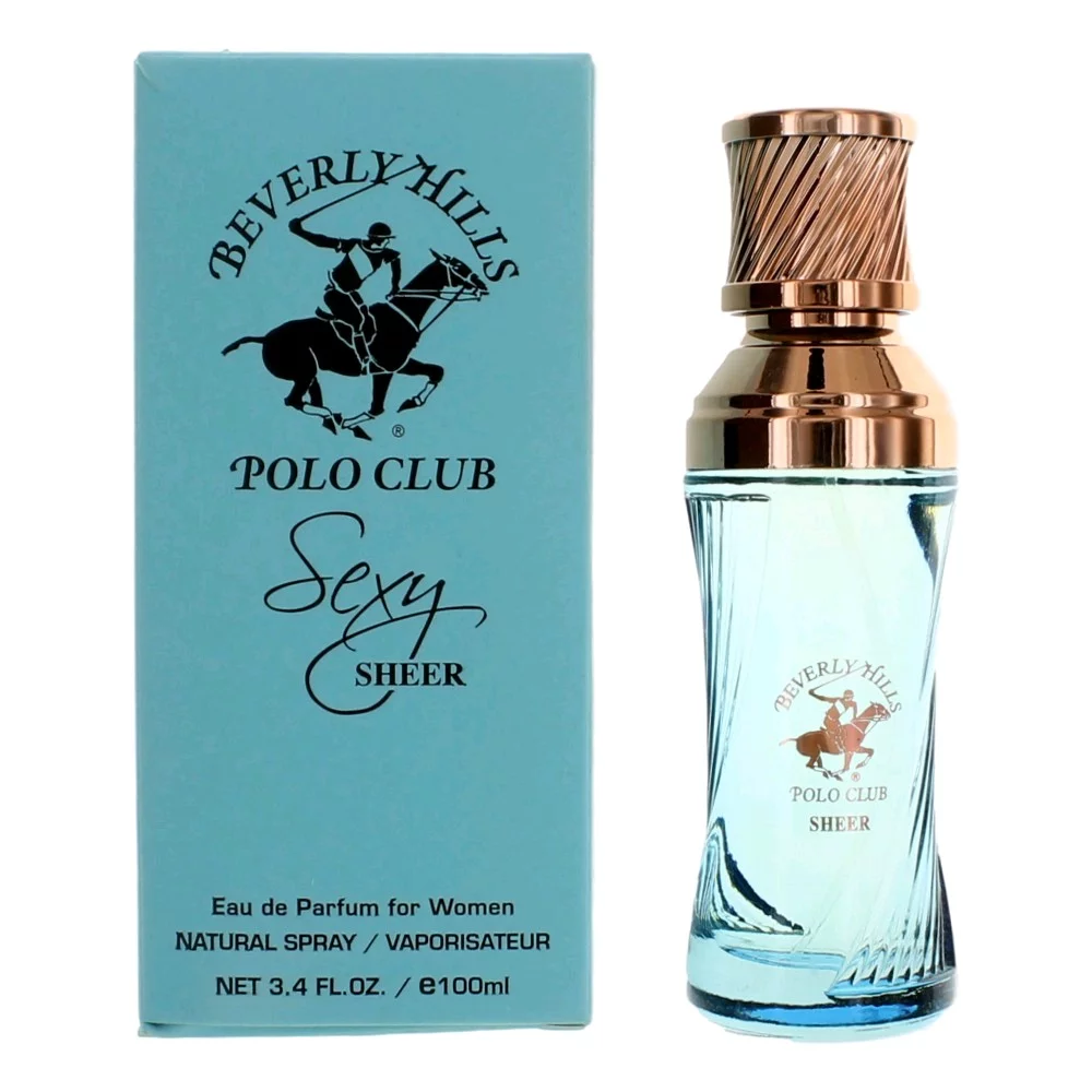 Polo Club Sexy Sheer by Polo Club Beverly Hills, 3.4 oz Eau de Parfum Spray for Women