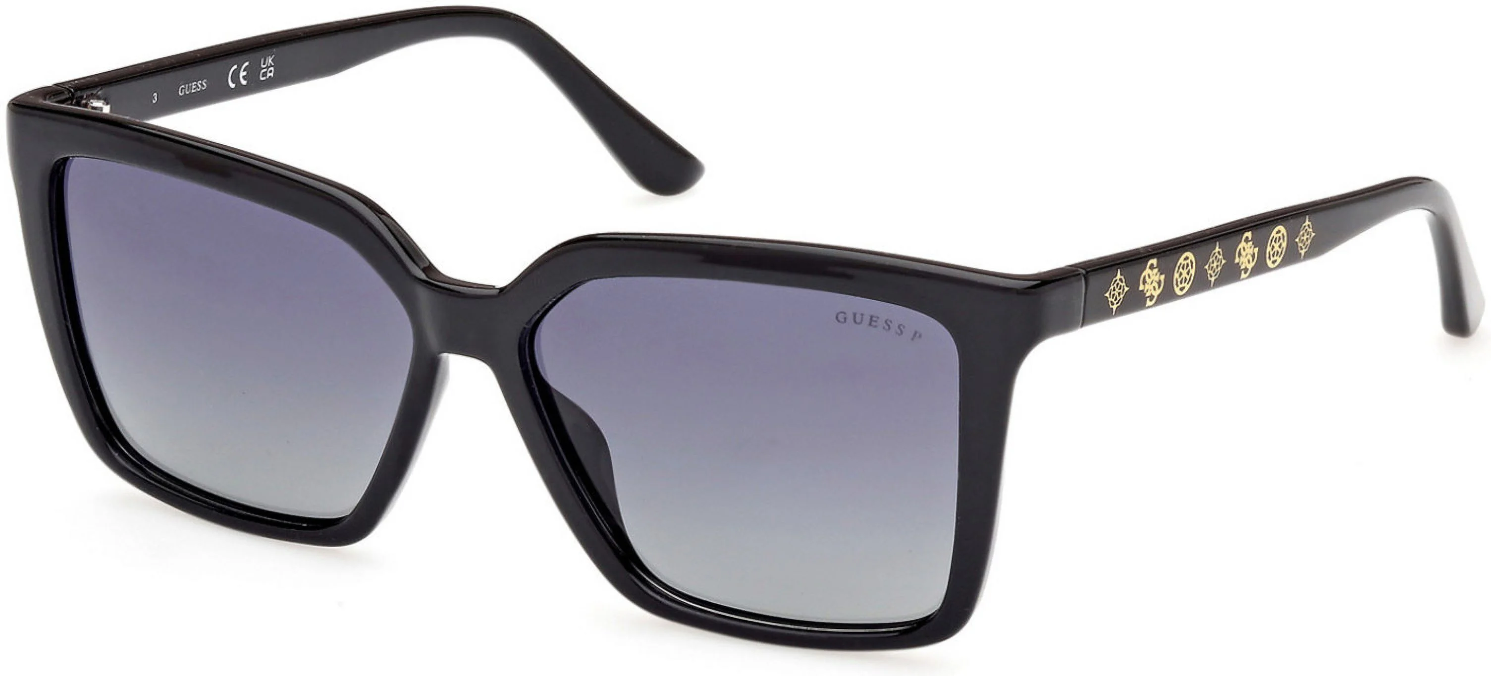 Sunglasses Guess GU 00099 01D Shiny Black /