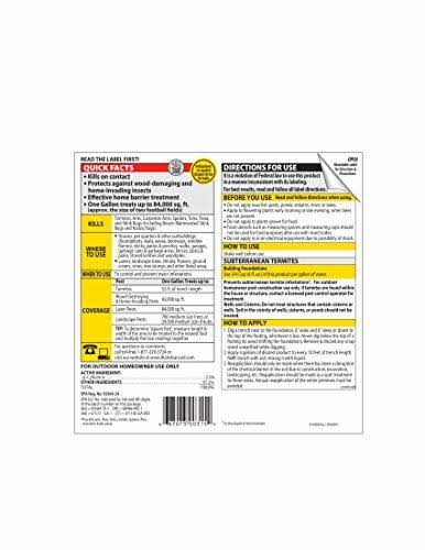 BioAdvanced 1 gal. Concentrate Carpenter Ant and Termite Killer Plus