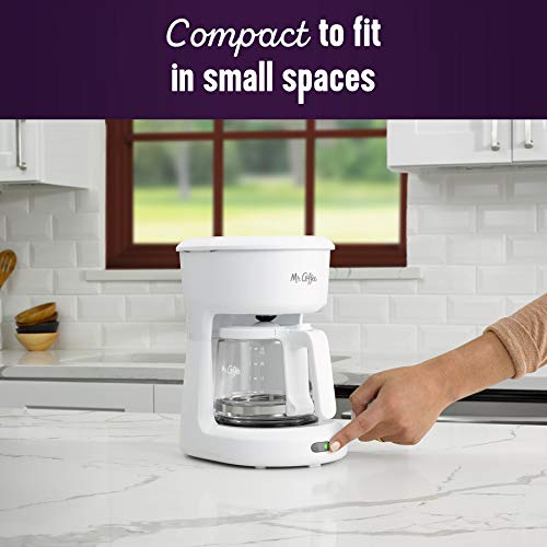 Mr. Coffee® 5-Cup Mini Brew Switch Coffee Maker, Black