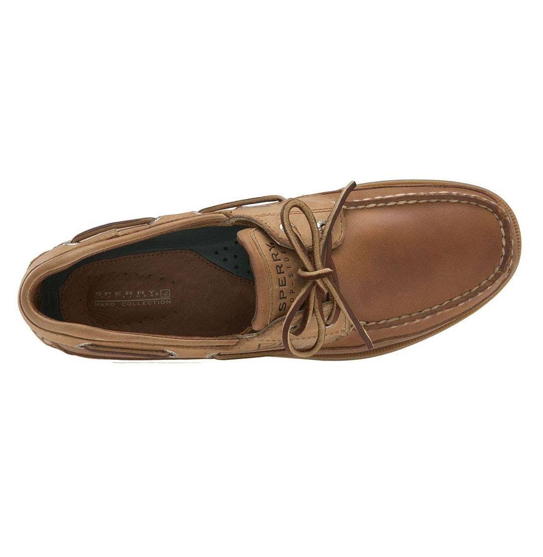 Sperry Top-Sider Mako 2-Eye Canoe Moc 9 Men&s Amaretto