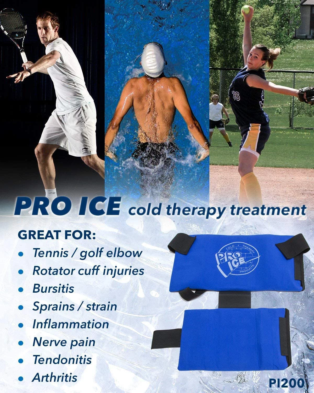 Diversified Sports Pro-Ice Shoulder/Elbow Cold Therapy Wrap 14+