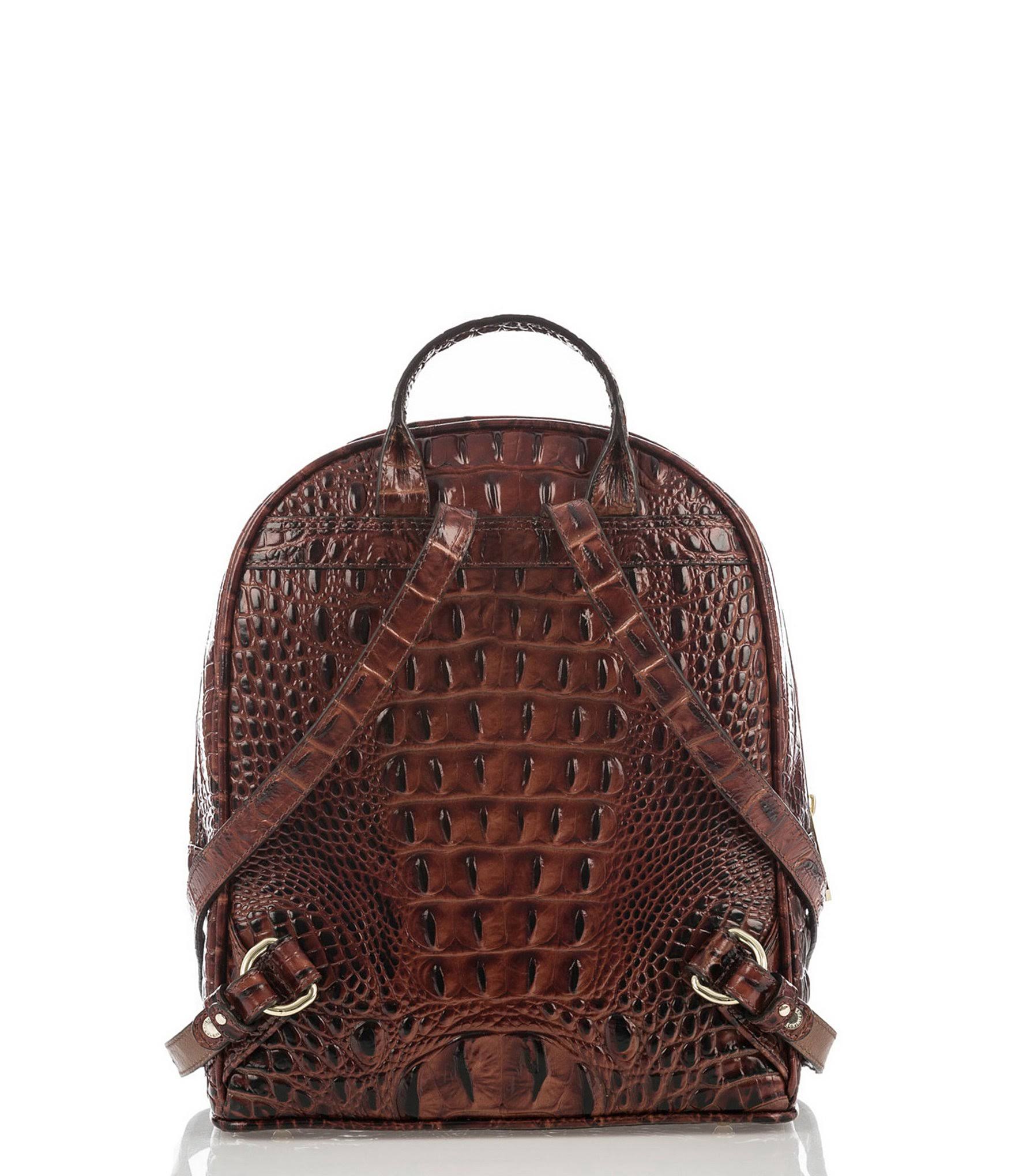 Brahmin Pecan Melbourne Collection Mini Dartmouth Backpack