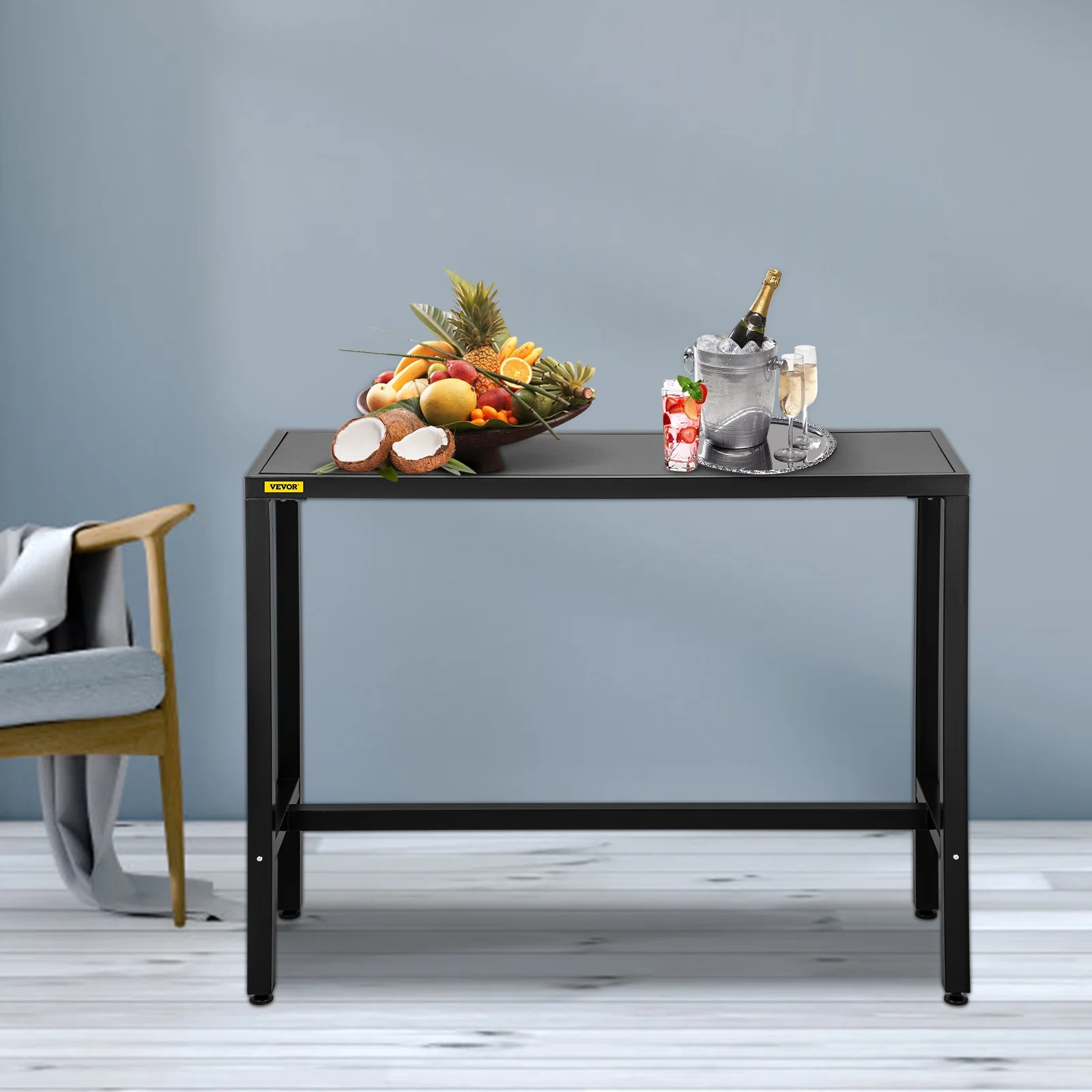 SKYSHALO Outdoor Bar Table, 36.5