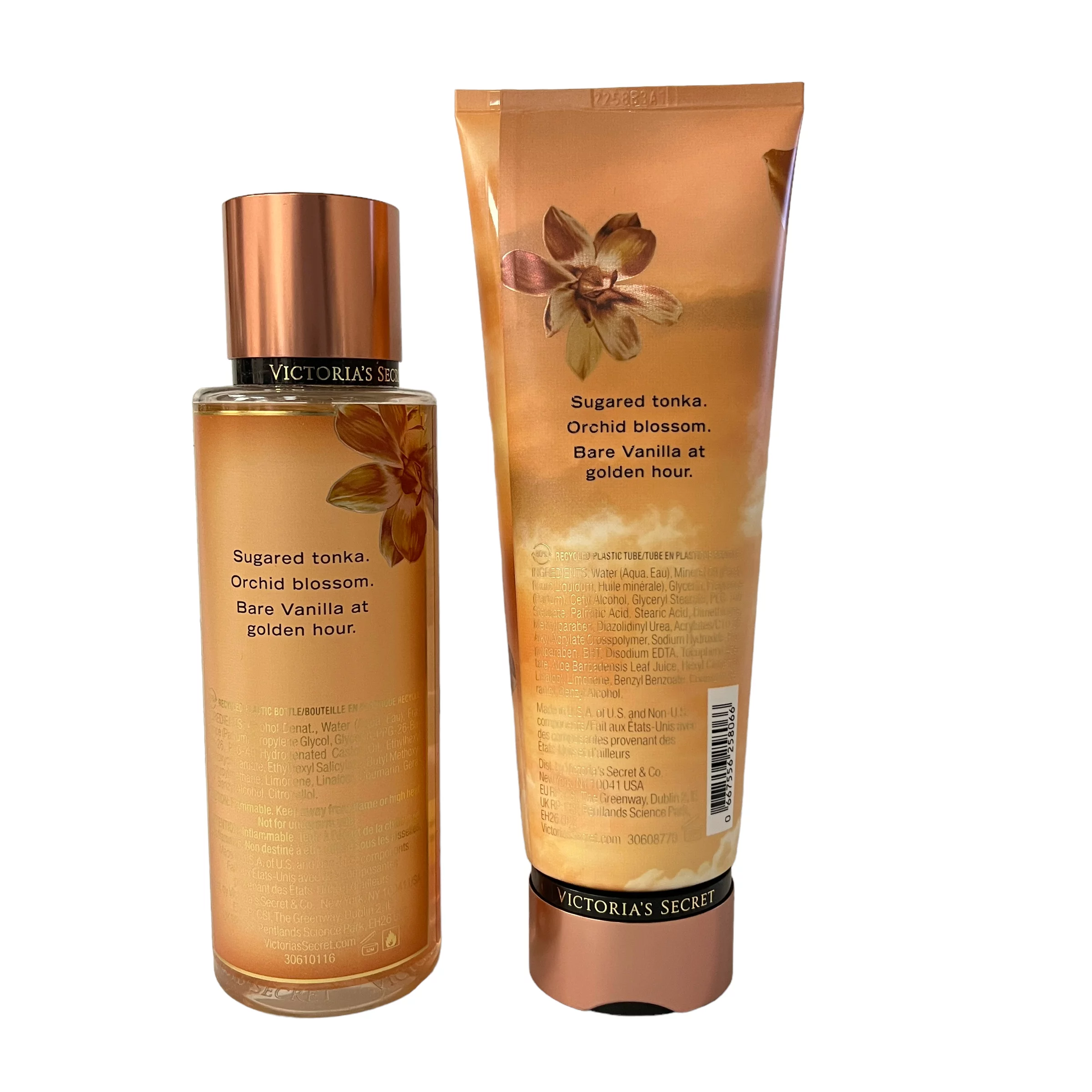 Victoria's Secret Bare Vanilla Golden Mist and Body Lotion Set