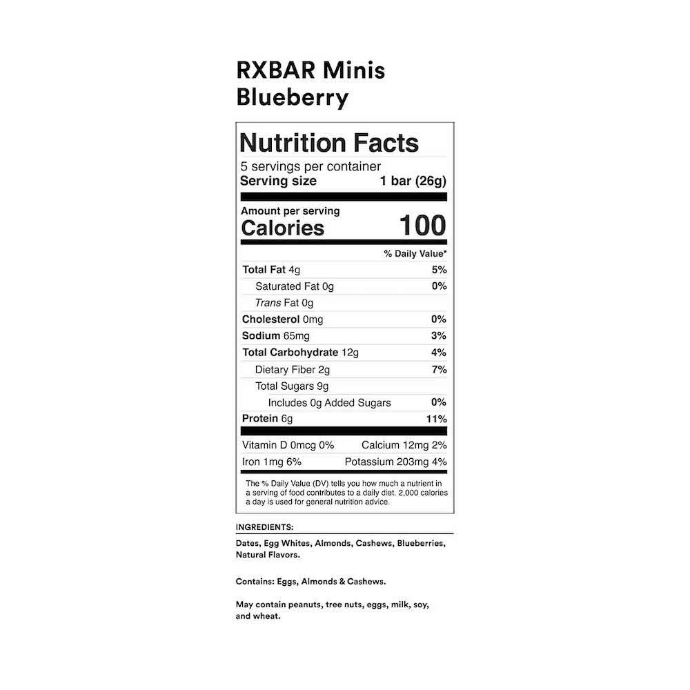 RXBAR Minis Protein Bars, Protein Snack, Snack Bars, Variety Pack (30 Bars)