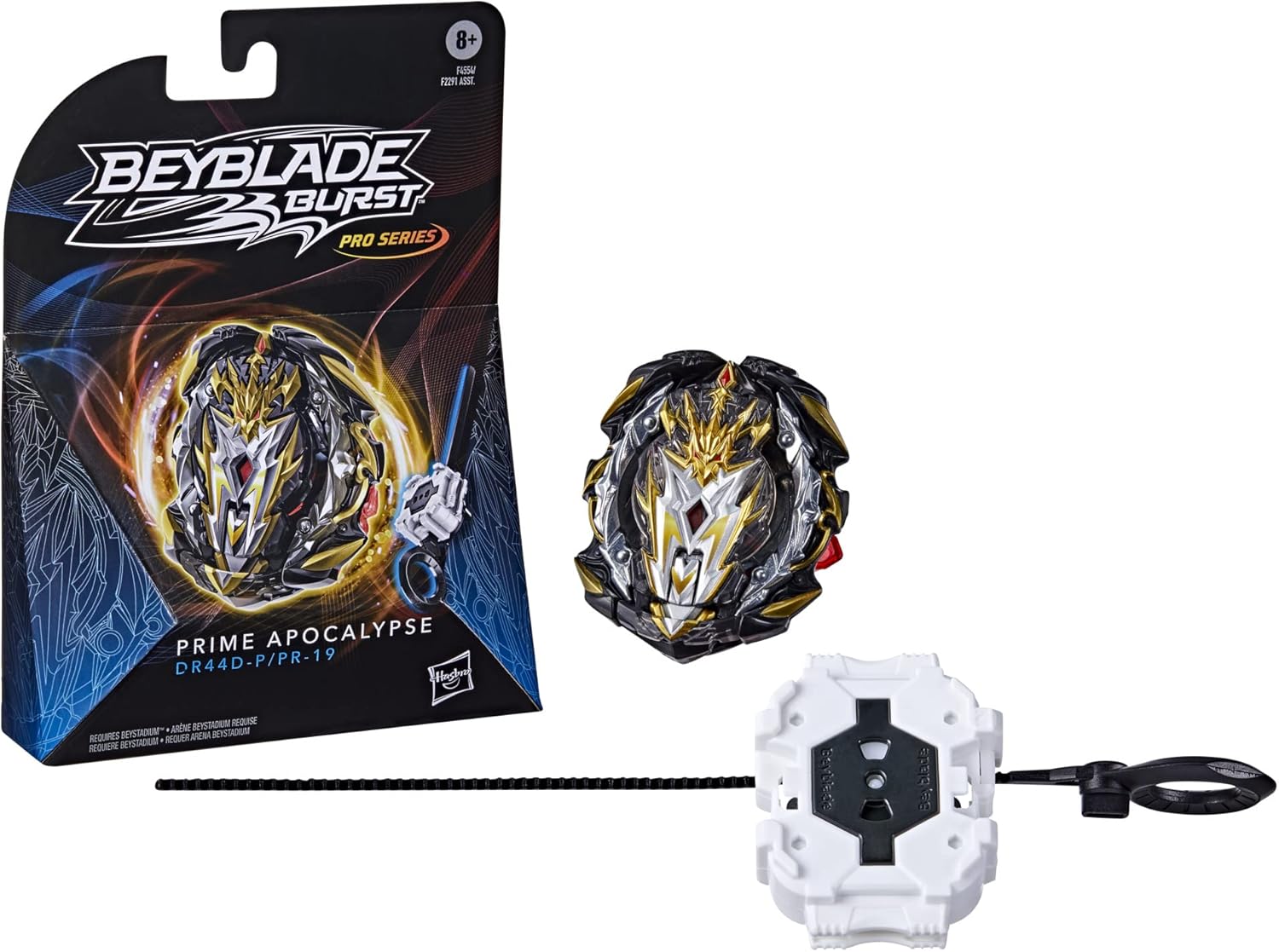 BEYBLADE Burst Pro Series Prime Apocalypse Spinning Top Starter Pack - Attack Type Battling Game Top with Launcher Toy