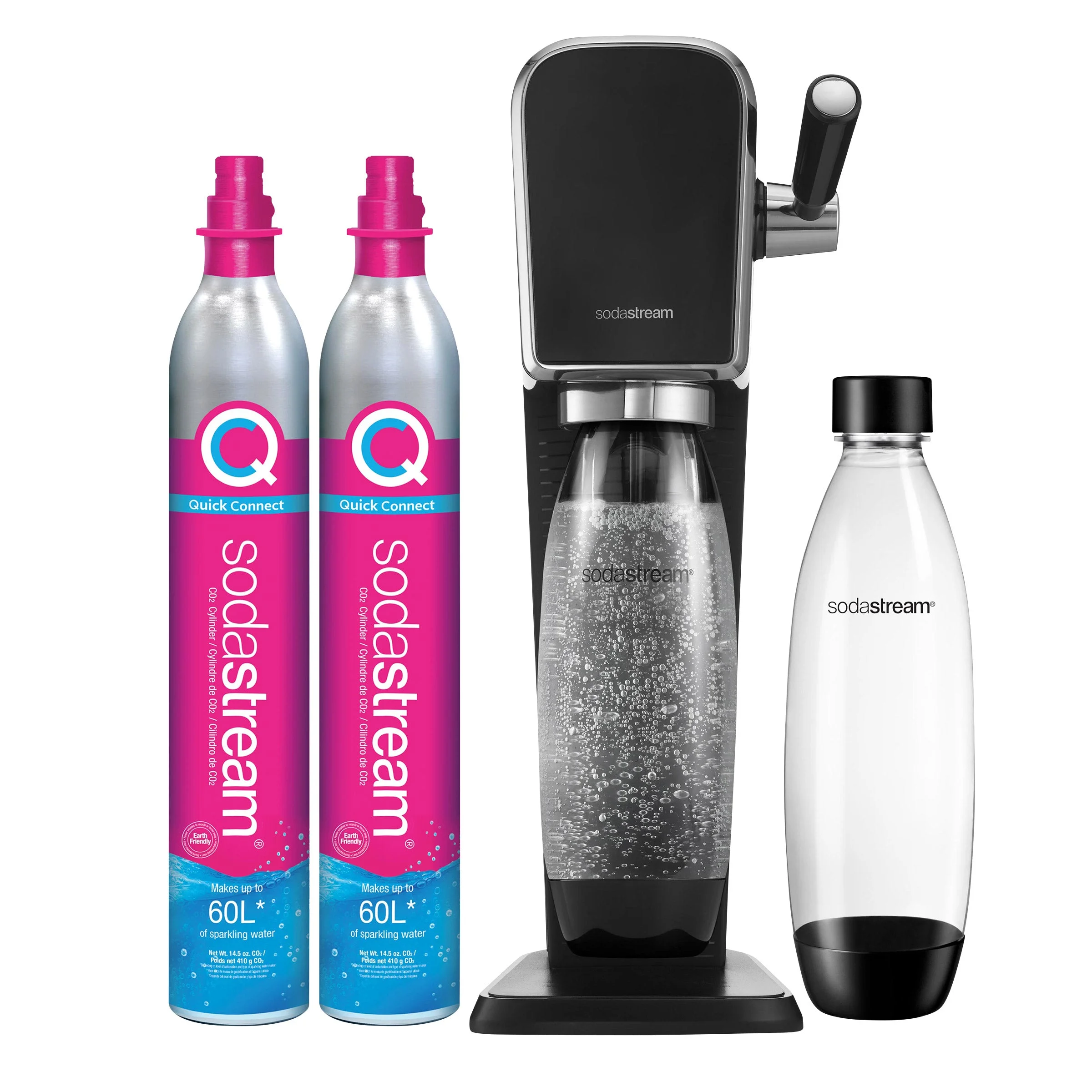 Sodastream Art Sparkling Water Maker Complete Quality Control Bundle