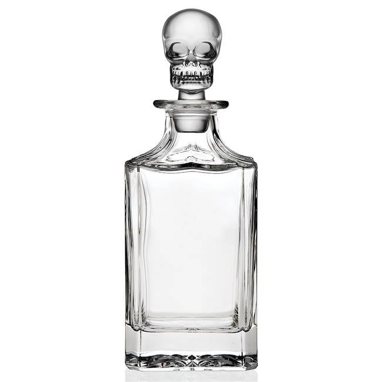 Godinger  25 oz Phantom Skull Whiskey Decanter