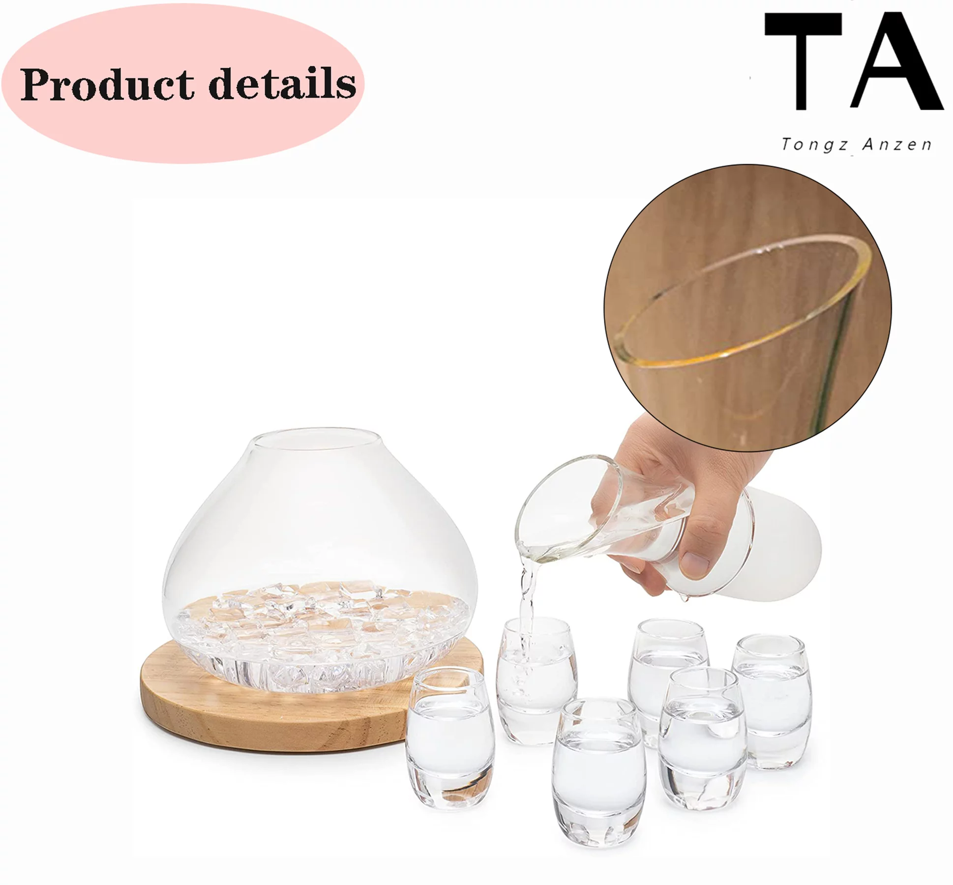 Sake Set Glasses Japanese