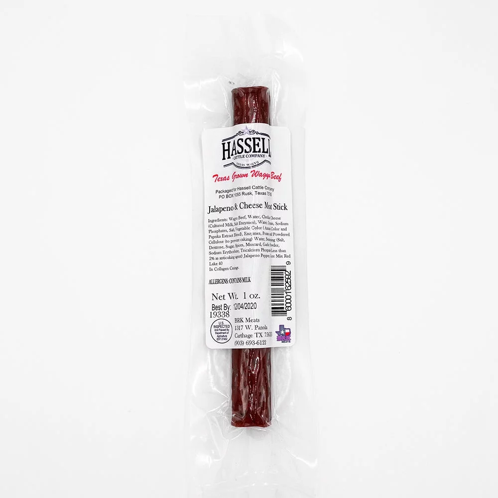 Wagyu Beef Meat Sticks - Jalapeno & Cheese 20 Count