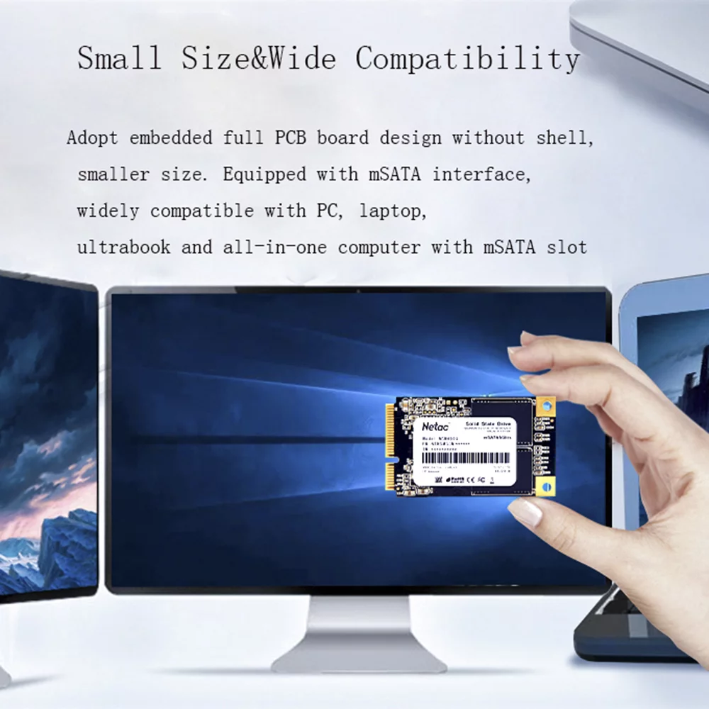 Netac N5M 256GB Solid State Drive,Turbocharge Your Device, Small Compact Design, Universal Compatibility