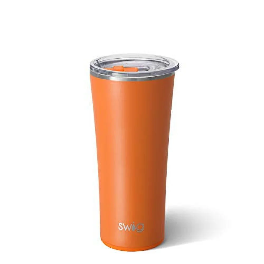 Swig Life 22oz Tumbler | Insulated Stainless Steel Travel Tumbler | Orange