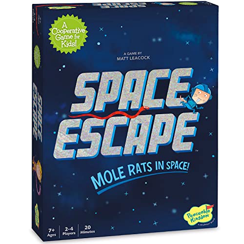 Peaceable Kingdom Space Escape – Cooperative Strategy Space Adventure Game by The Inventor of Pandemic – Use Teamwork to Win! – Great for Families with Kids Ages 7 & up