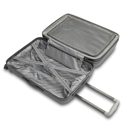 American Tourister Stratum 2.0 Expandable Hardside Luggage with Spinner Wheels, Purple Haze, Carry-on