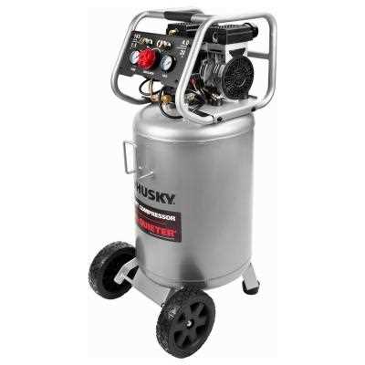 Husky 20 Gal. Vertical Electric-Powered Silent Air Compressor