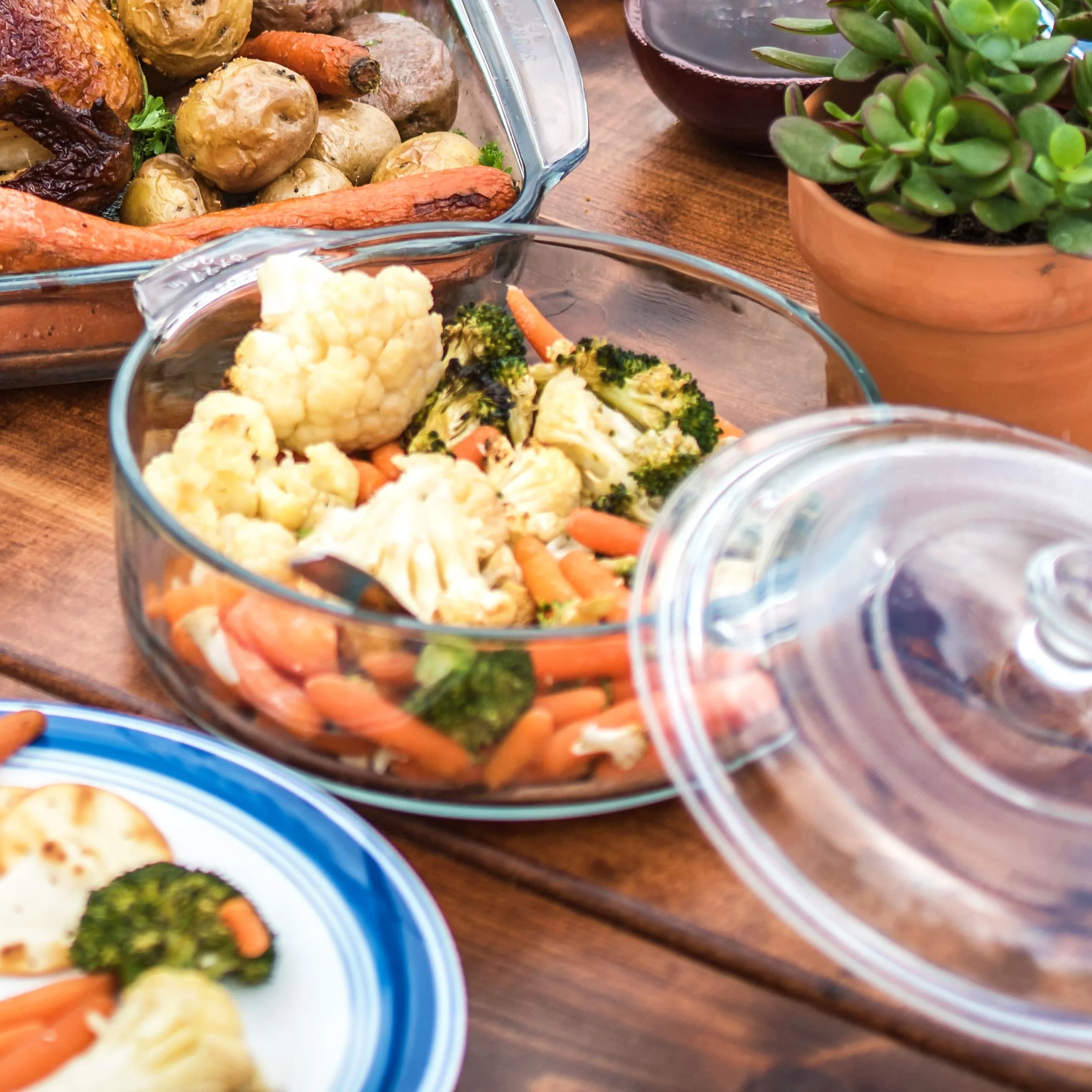 Libbey Baker's Basics 3-Piece Glass Casserole Baking Dish Set with Glass Covers