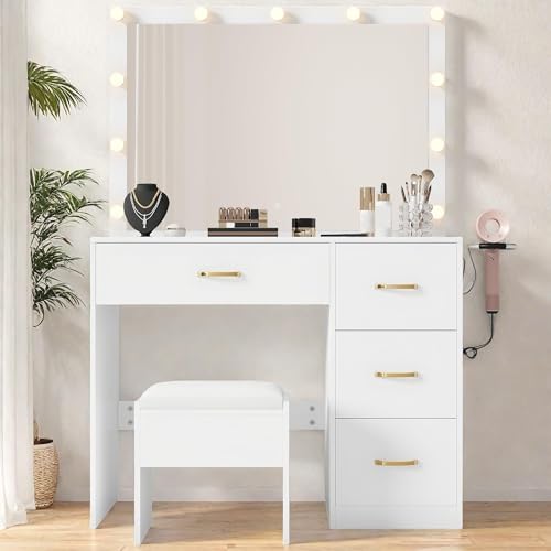 YITAHOME Vanity Desk Set with Large 35