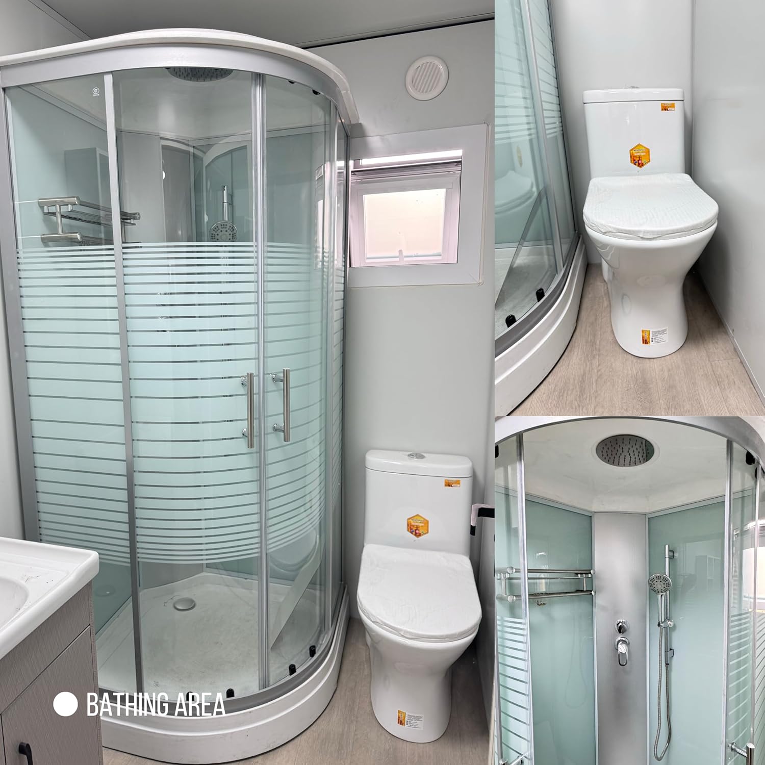 Tiny 20ft Prefab White House | Expandable Modern house to Live in with 2 Bedroom 1 Living room 1 bathroom and 1 kitchen