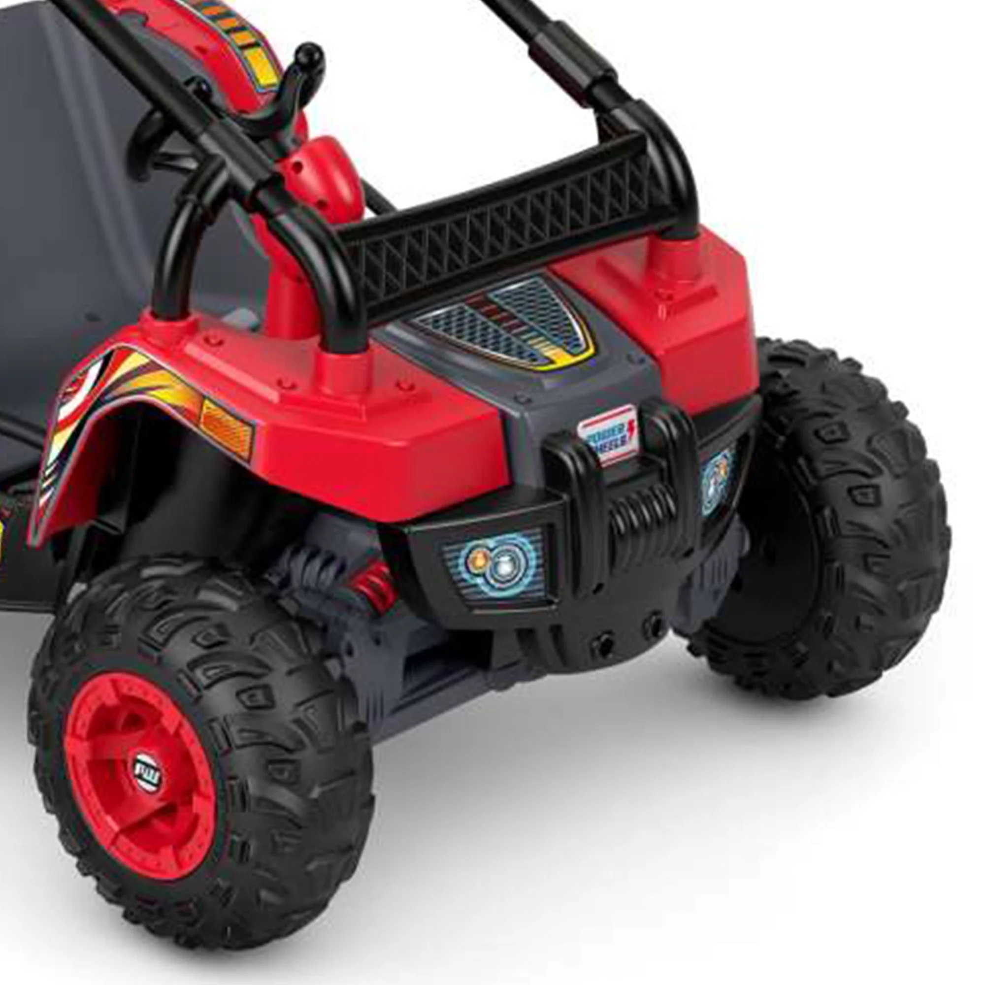 Power Wheels Baja Trailster Battery Powered Ride On Toy w/ Steel Frame, Red