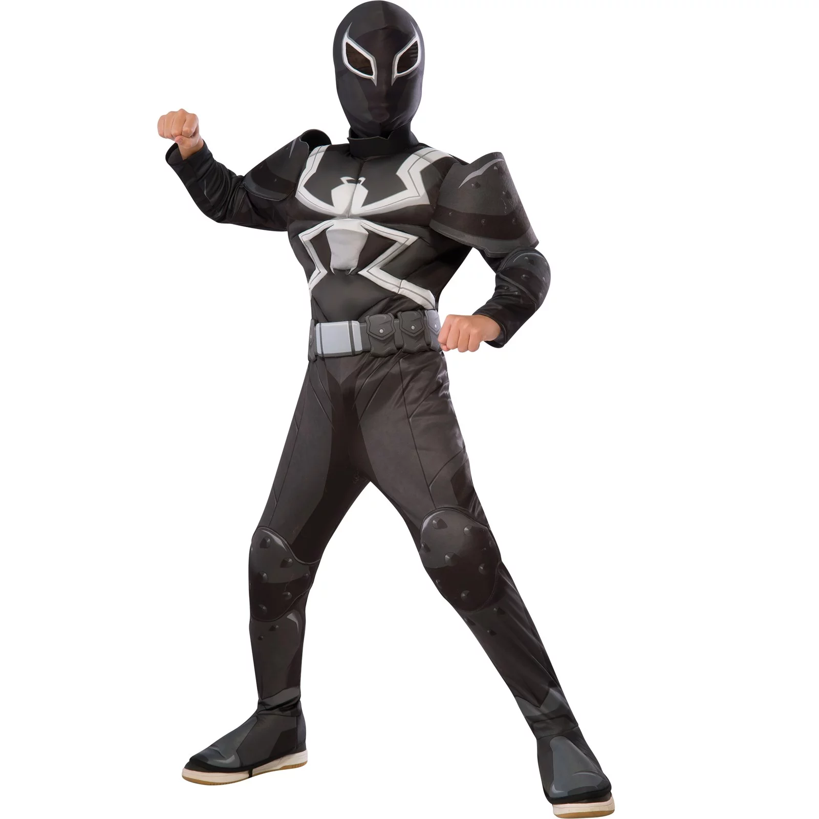 Spider-Man Marvel Deluxe Venom Halloween Fancy-Dress Costume for Child, Big Boys L