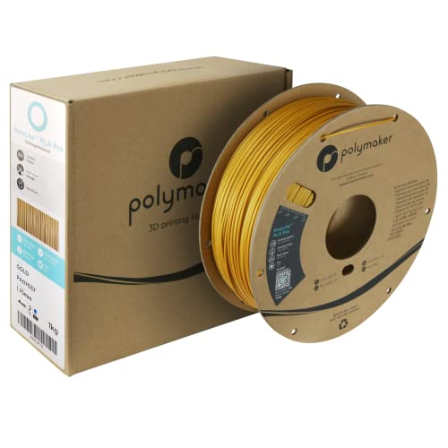 Polymaker PLA PRO Filament 1.75mm 1kg, Tough & High Rigidity White 3D Printing Filament, PolyLite PLA PRO 3D Printer Filament 1.75mm, Print with Most 3D Printers