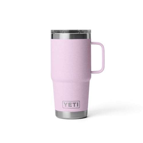 YETI Rambler 20 oz Travel Mug, Stainless Steel, Vacuum Insulated with Stronghold Lid