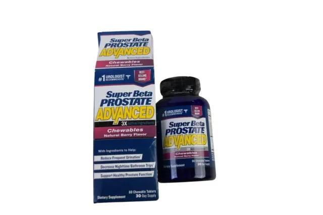 Super Beta Prostate Advanced Berry Chewables 60 Ct For Men