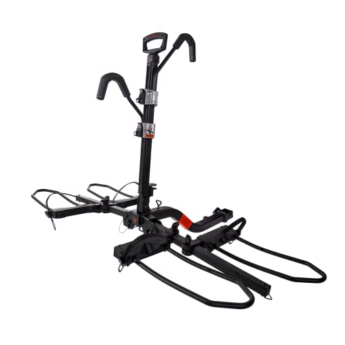 HYPERAX Volt RV 4X - Hitch Mounted 4 Bike Rack Carrier for RV, Camper, Trailer,Motorhome, Toad with 2