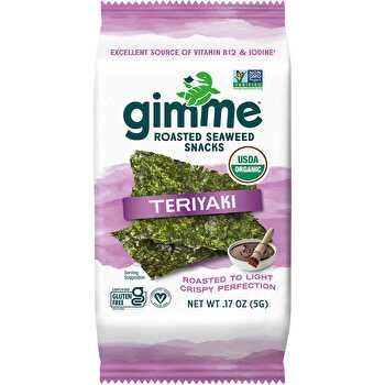 Gimme Roasted Seaweed Snacks Teriyaki 6x5g